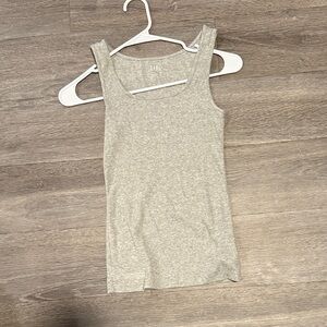 GAP Heather Gray Sleeveless Top